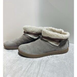 Koolaburra By UGG Isana Suede Booties Faux Fur Ankle Boots Women's 7
